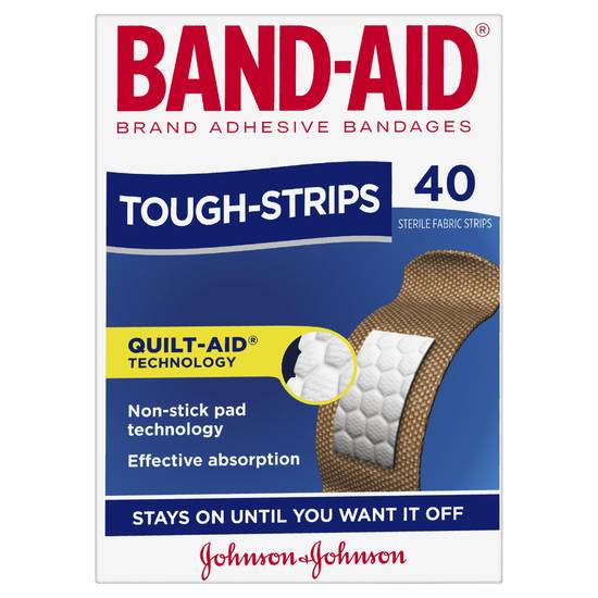 Band-aid Tough Strips Brand (40 Pack)