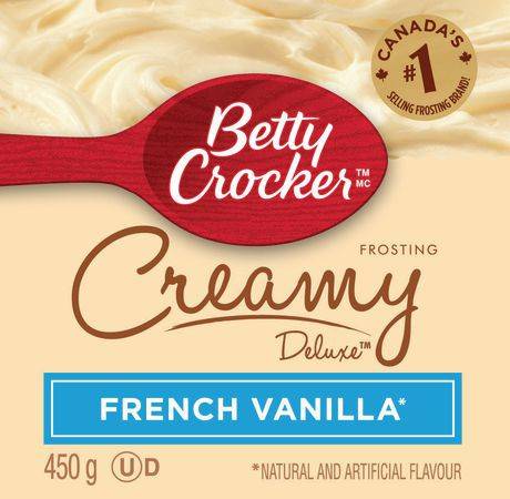 Betty Crocker French Vanilla Creamy Deluxe Frosting (450 g)