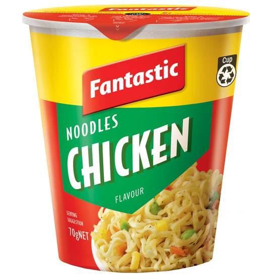 Buy Fantastic Noodles Cup Gluten Free Chicken 45g Online, Worldwide  Delivery