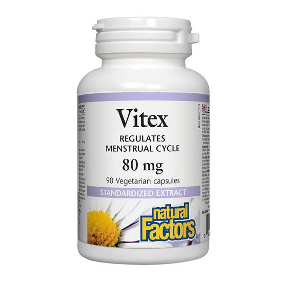 Natural Factors Vitex Capsules 80 mg (90 units)