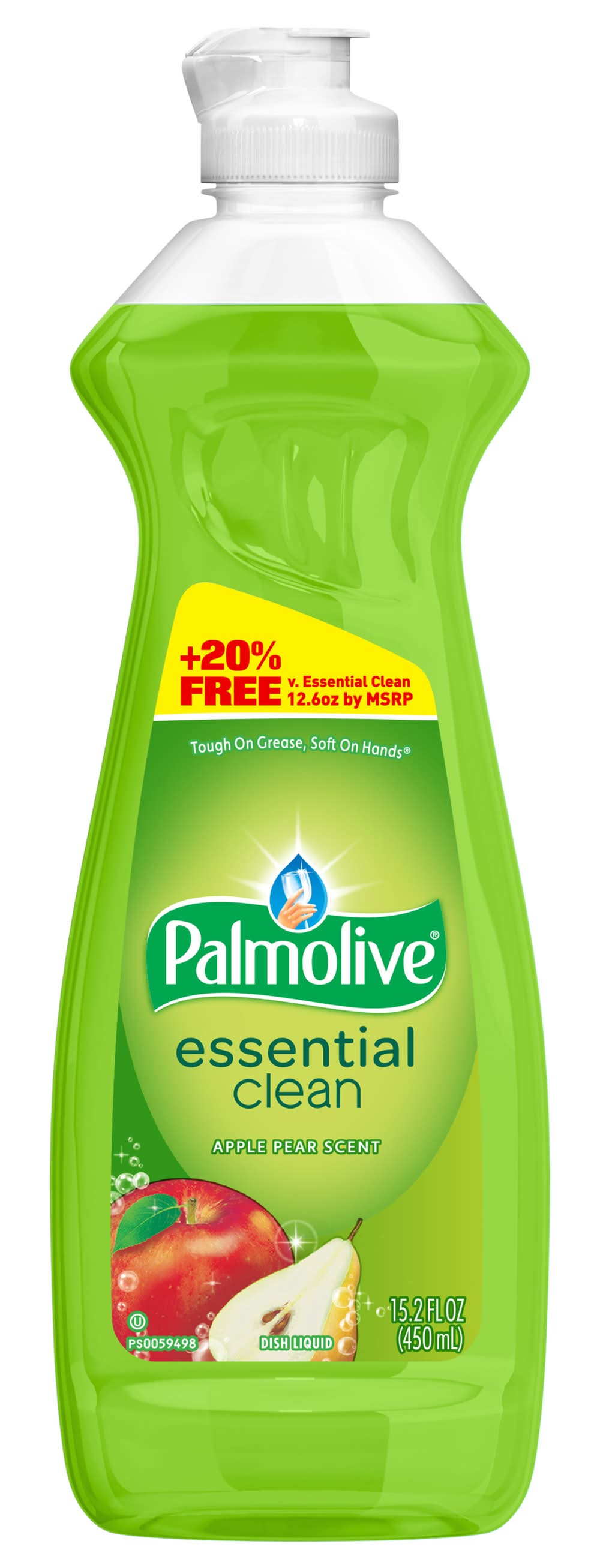 Palmolive Essential Clean Liquid Dish Soap, Apple-Pear (15.2 fl oz)