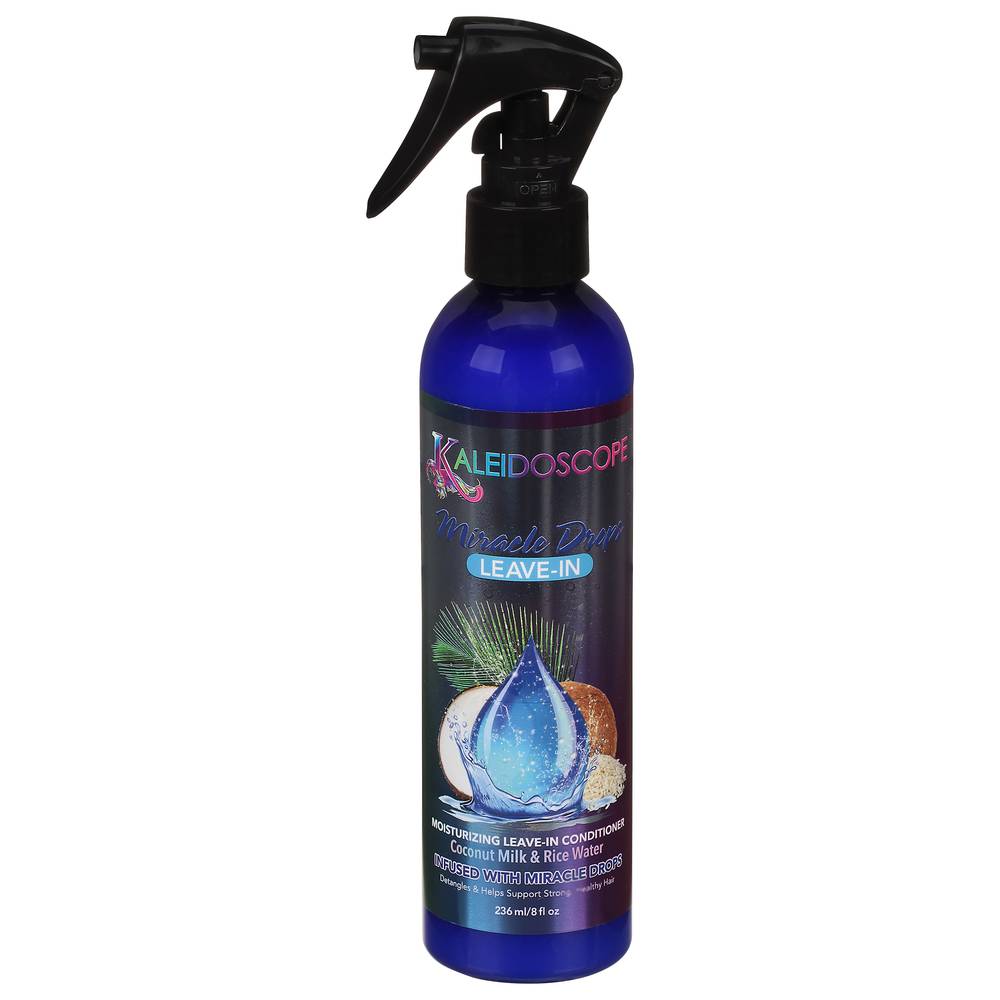 Kaleidoscope Miracle Drops Moisturizing Leave-In Coconut Milk & Rice Water Leave-In Conditioner (8 fl oz)