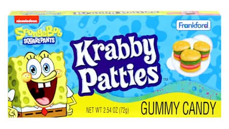 Spongebob Squarepants™ Gummy Krabby Patties Movie Theater Box Candy