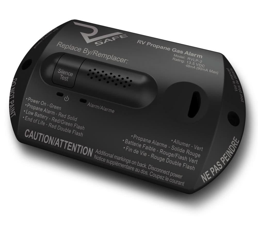 RV Safe Propane Gas Alarm, 2-Wire, Black | Camping World