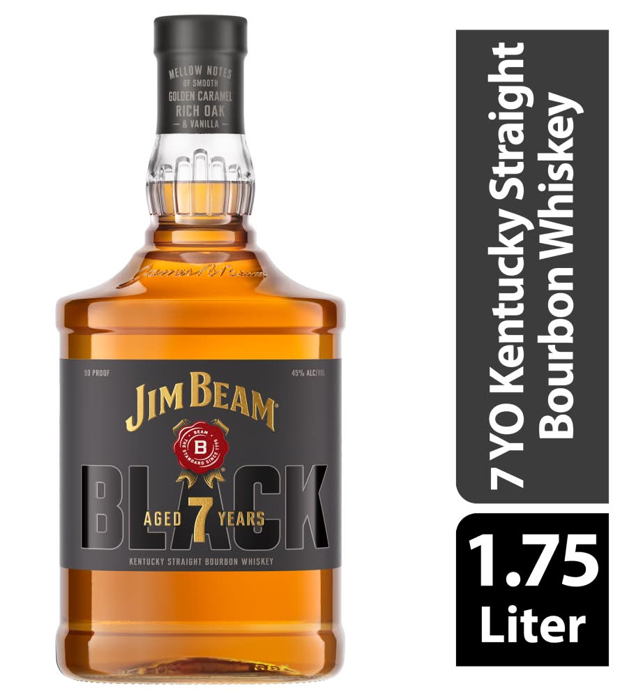 Jim Beam Black Kentucky Straight Bourbon Whiskey 7 Year Old (1.75 L)