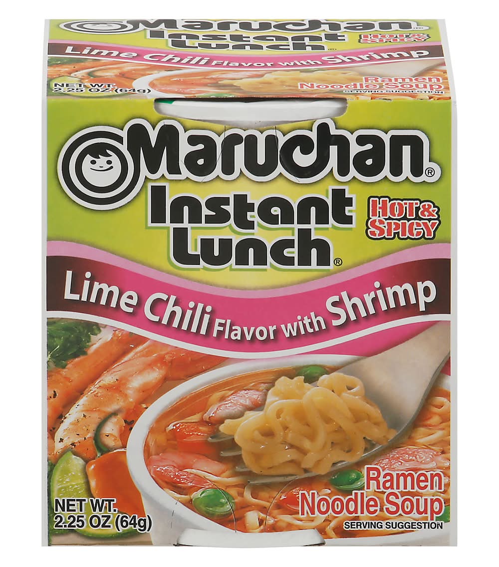 Maruchan Instant Lunch Ramen Noodles Soup With Shrimp, Lime Chili (2.25 oz)