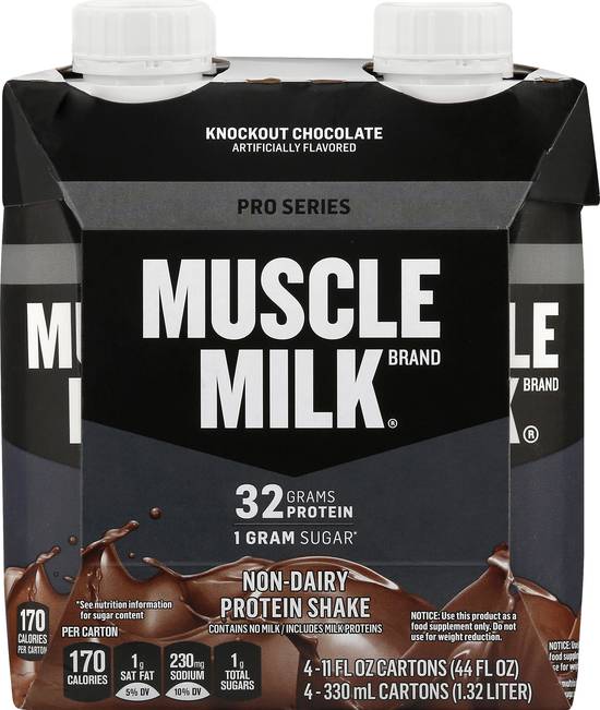 Muscle Milk Protein Shake (4 ct , 11 fl oz) (chocolate)