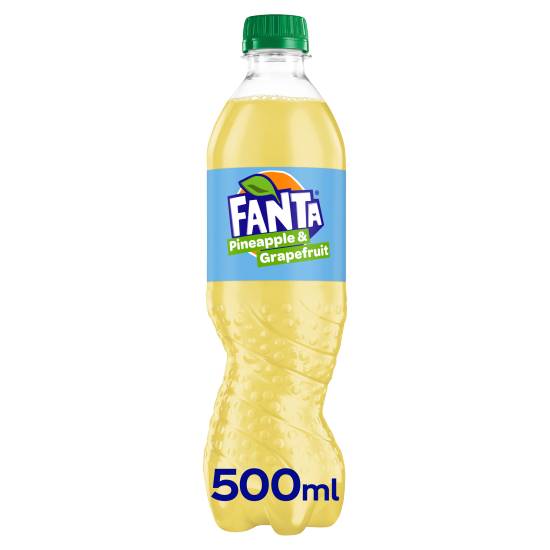 Fanta Pineapple - Grapefruit, Sparkling Soft Drink (500ml)