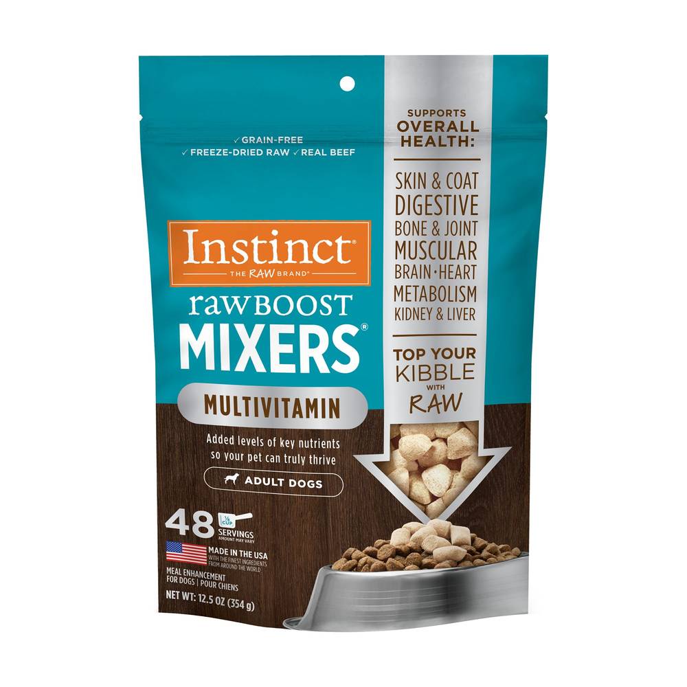 Instinct Raw Boost Mixers Multivitamin Freeze-Dried Adult Dog Food (beef)