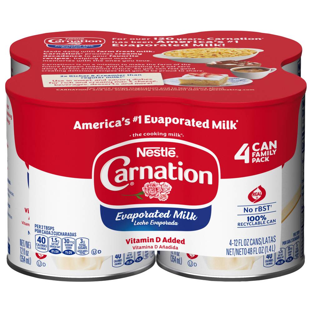 Carnation Evaporated Milk (4 x 12 fl oz)