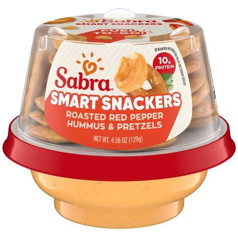 Sabra Roasted Red Pepper Hummus Pretzel Crisps 4.6oz