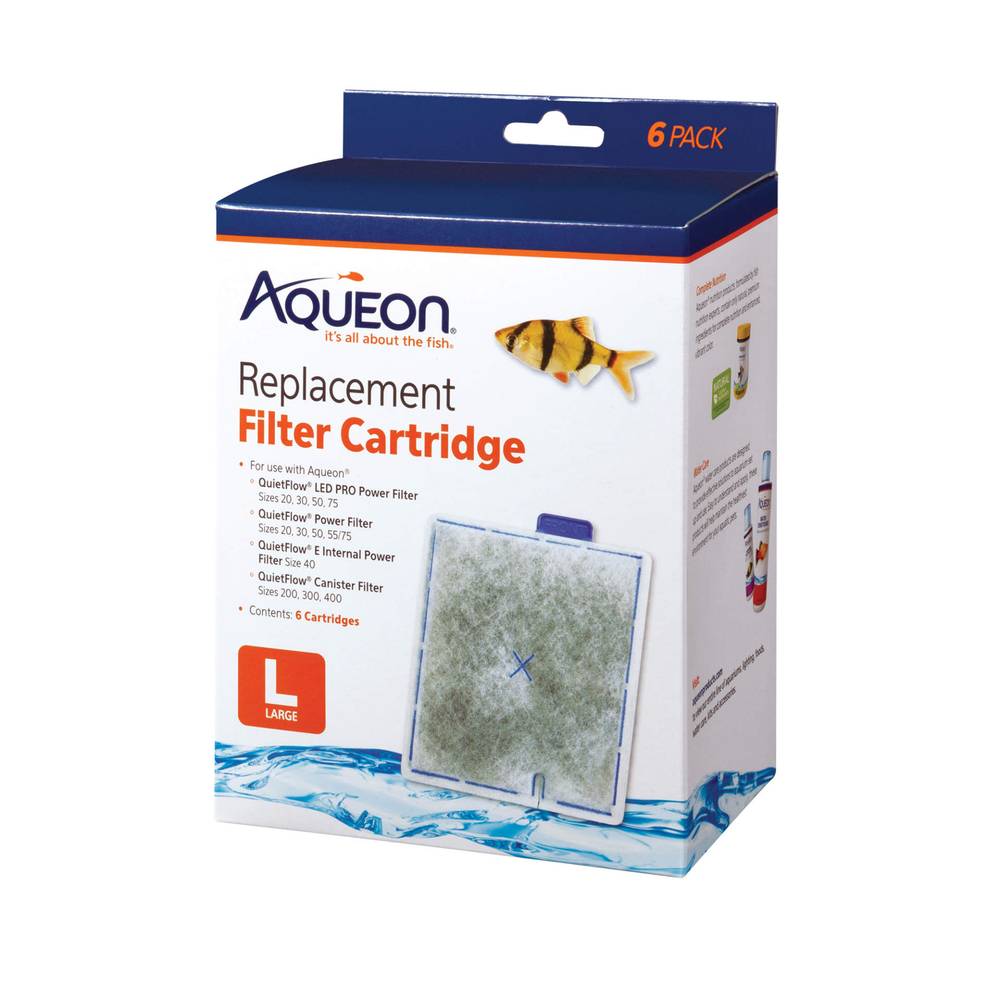 Aqueon Replacement Filter Cartridges, Large