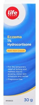 Life Brand Eczema Hydrocortisone Anti Itch Cream (30 g)