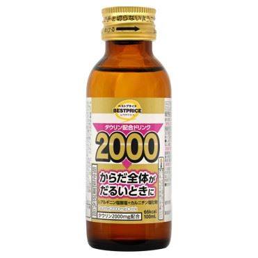 トップバリュ ベ��ストプライス タウリン配合ドリンク2000 100ml4549414283655