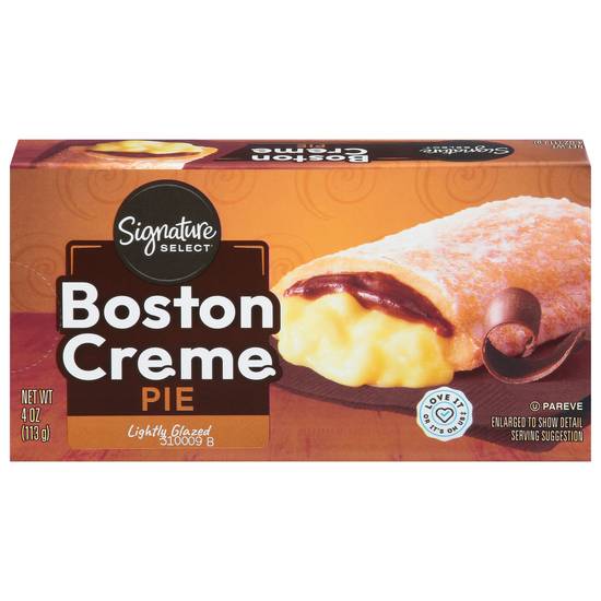 Signature Select Lightly Glazed Boston Creme Pie