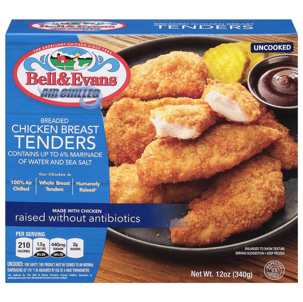 Bell & Evans Breaded Chicken Breast Tenders (12 oz)