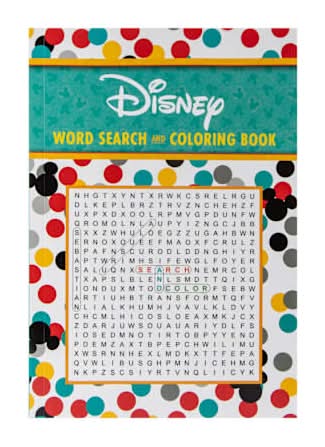 Disney Wordsearch & Coloring Book