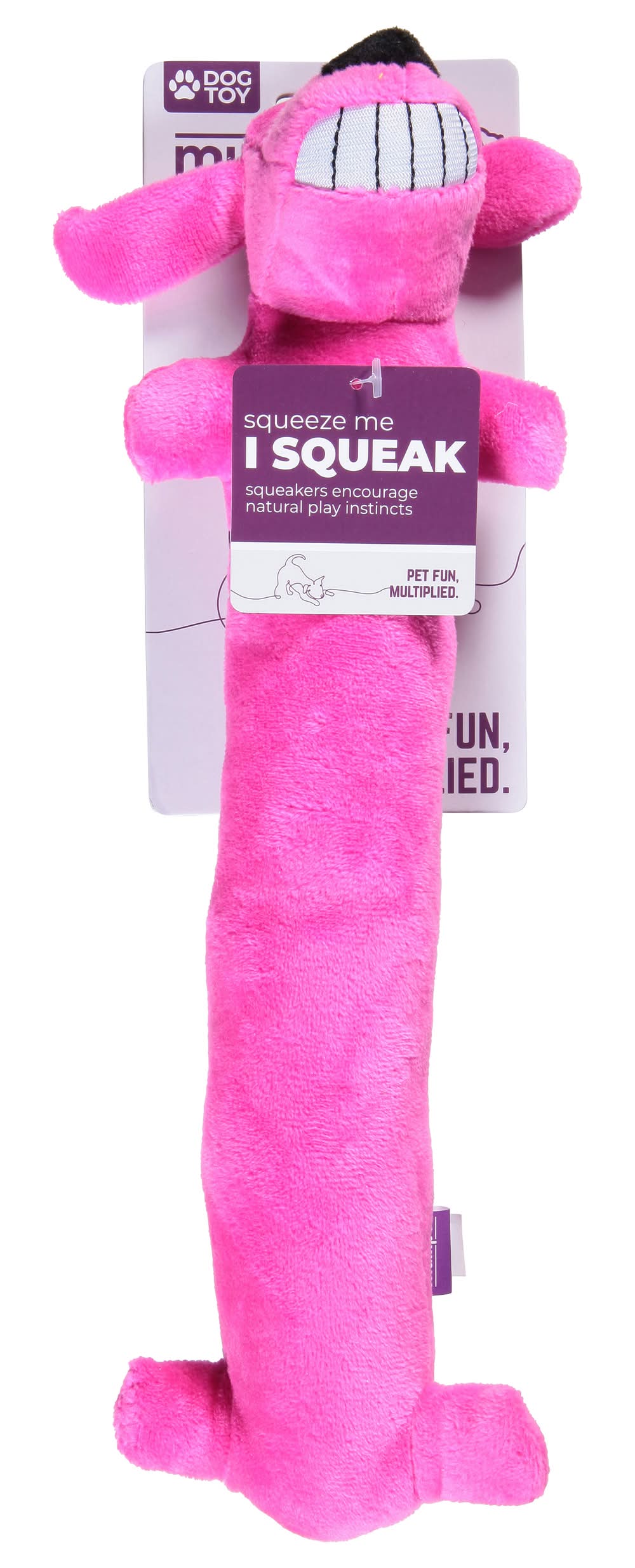 Multipet Loofa Dog Toy, Blue (1.6 oz)