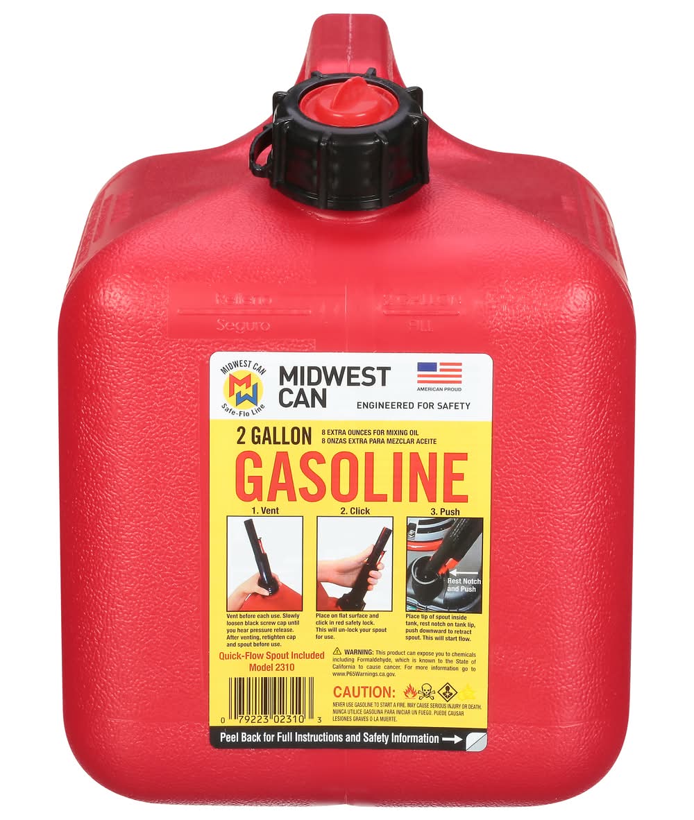 Midwest Can Gasoline (2 gal)