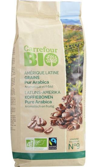 Carrefour Bio - Café en grains pur arabica amérique latine (500g)
