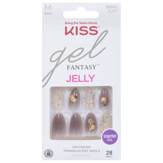 Kiss Fantasy Jelly Sculpted Nails (medium)