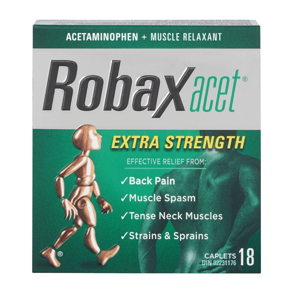 Robaxacet Extra Strength Caplets (18 caplets)