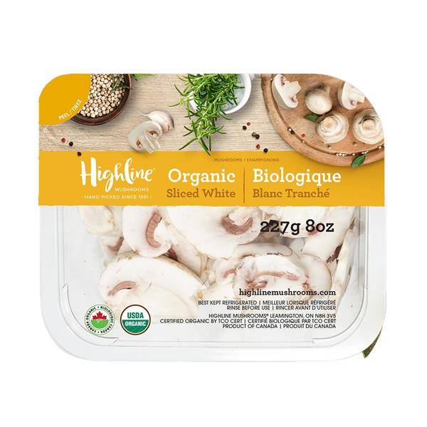 Highline Sliced White Mushrooms