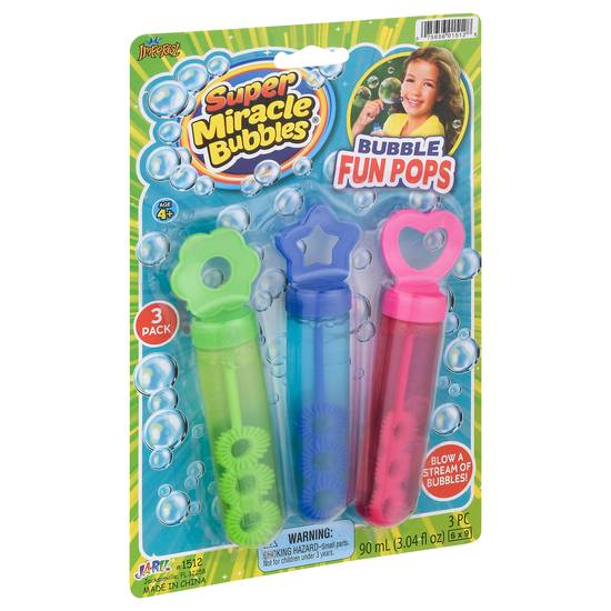 Imperial Super Miracle Bubble Fun Pops Age 4+