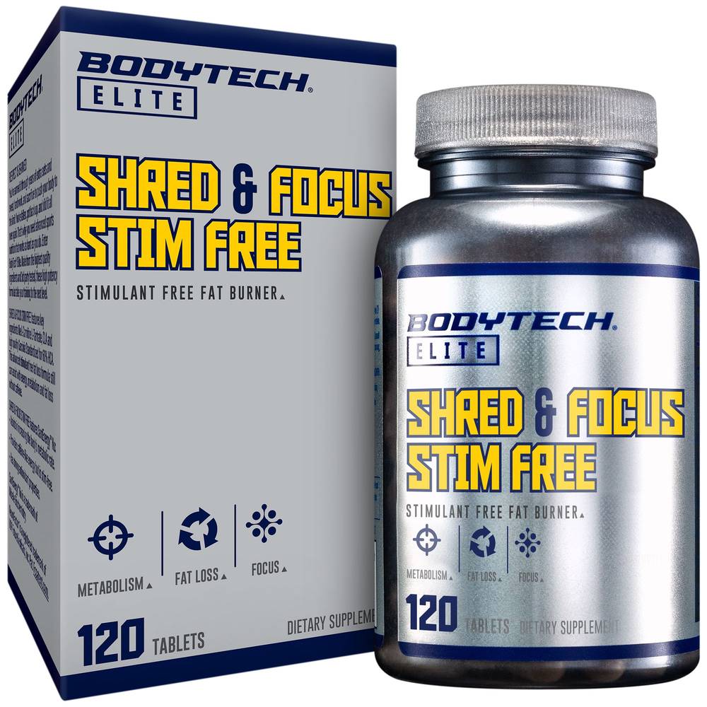 Shred & Focus – Stimulant-Free Fat Burner (120 Tablets)