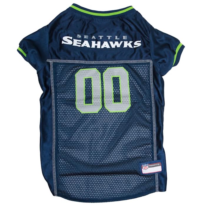 Pets First Seattle Seahawks Nfl Nfc West Mesh Jersey For Dogs, X Large, Multicolor