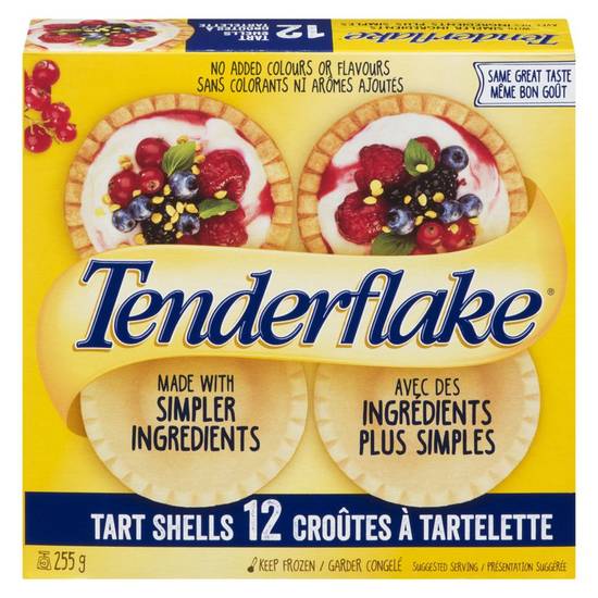 Tenderflake croûtes à tartelettes surgelées (255 g) - tart shells (12 units)