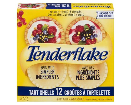 Tenderflake · Croûtes à tartelettes surgelées (255 g) - Tart shells (12 units)