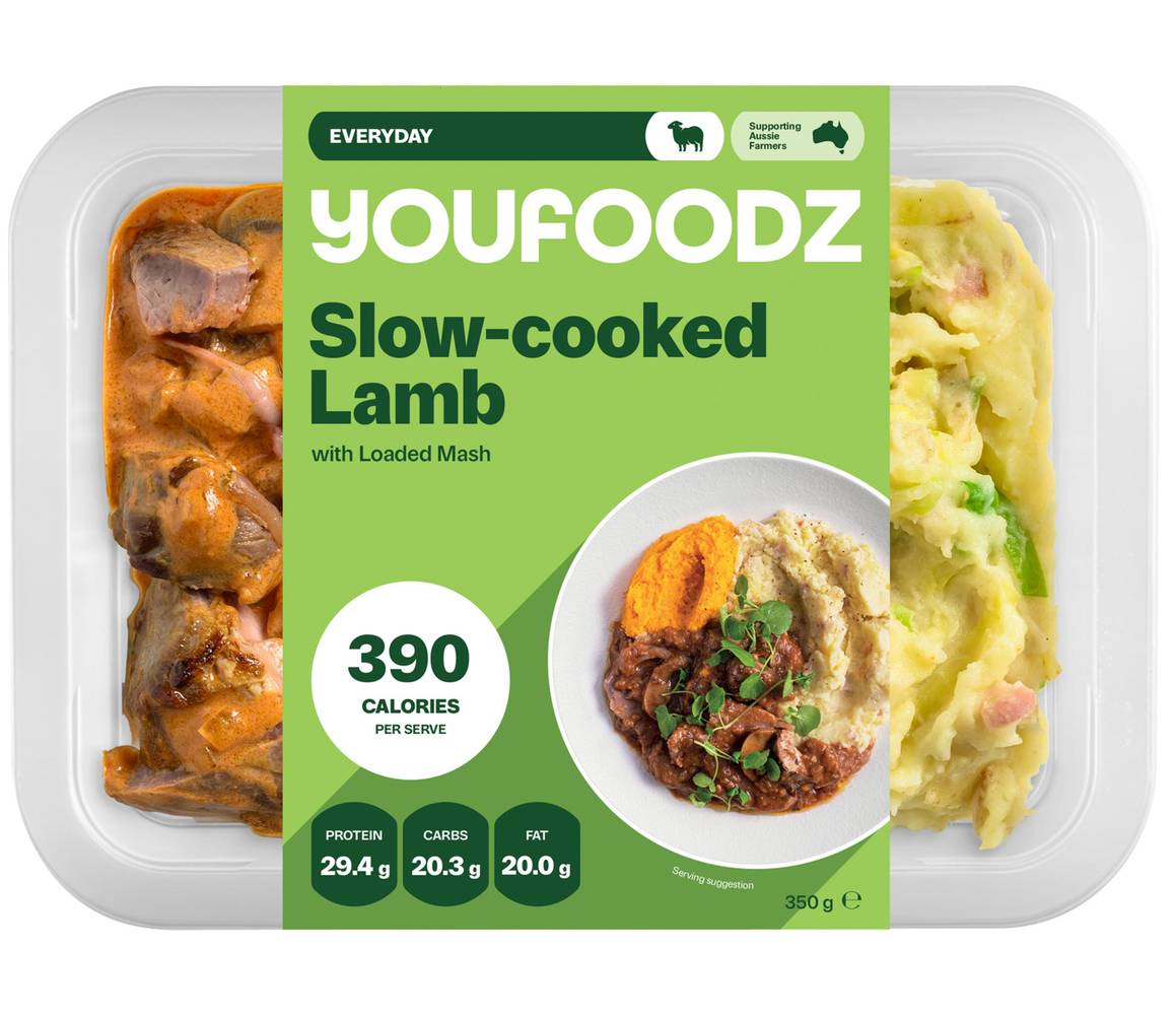 Youfoodz Everyday Slow Cooked Lamb With Loaded Mash (350g)