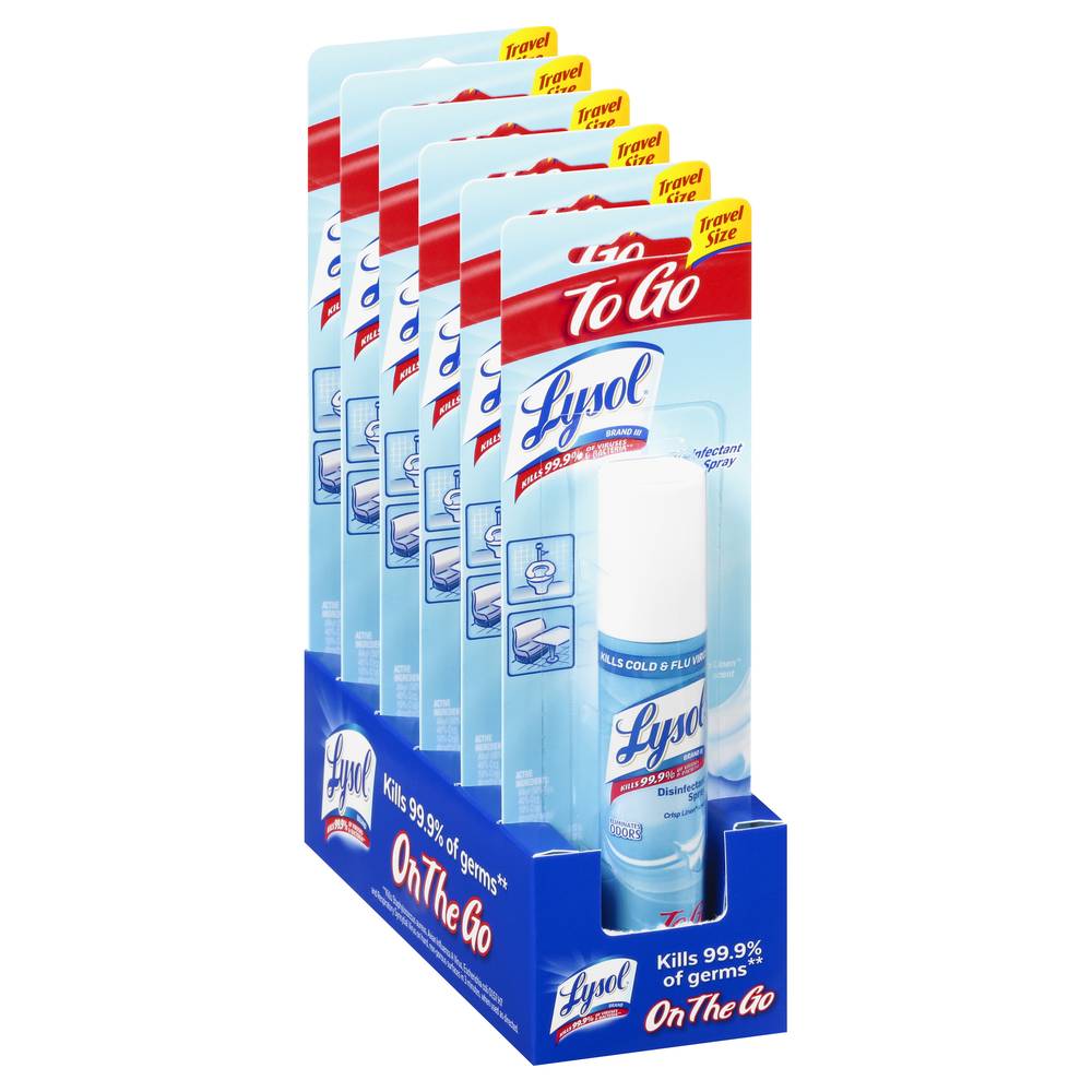 Lysol Crisp Linen Scent Disinfectant Spray (6 oz)