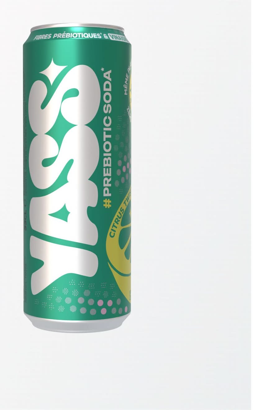 Yass - Boisson prébiotique, citron-citron vert (330ml)