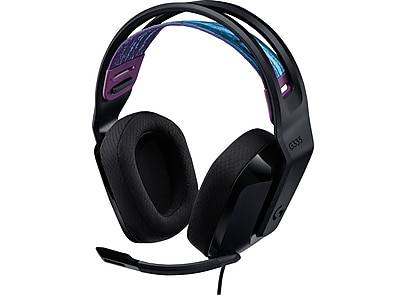 Logitech G335 Stereo Headphones (black-blue-purple)