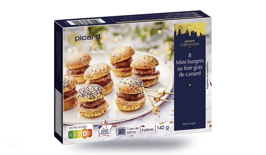 8 mini-burgers au foie gras de canard