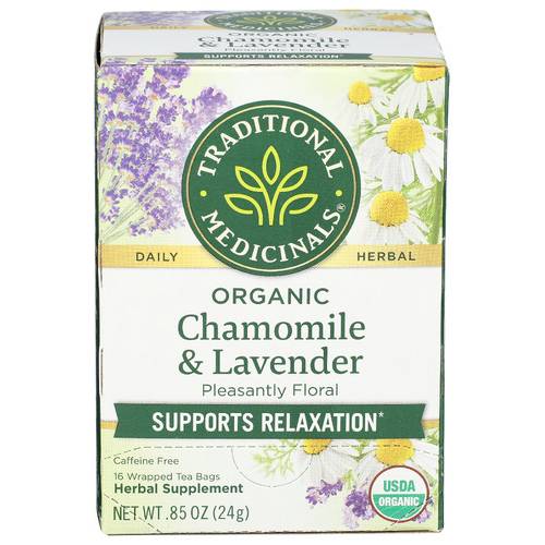 Traditional Medicinals Organic Chamomile With Lavender Tea