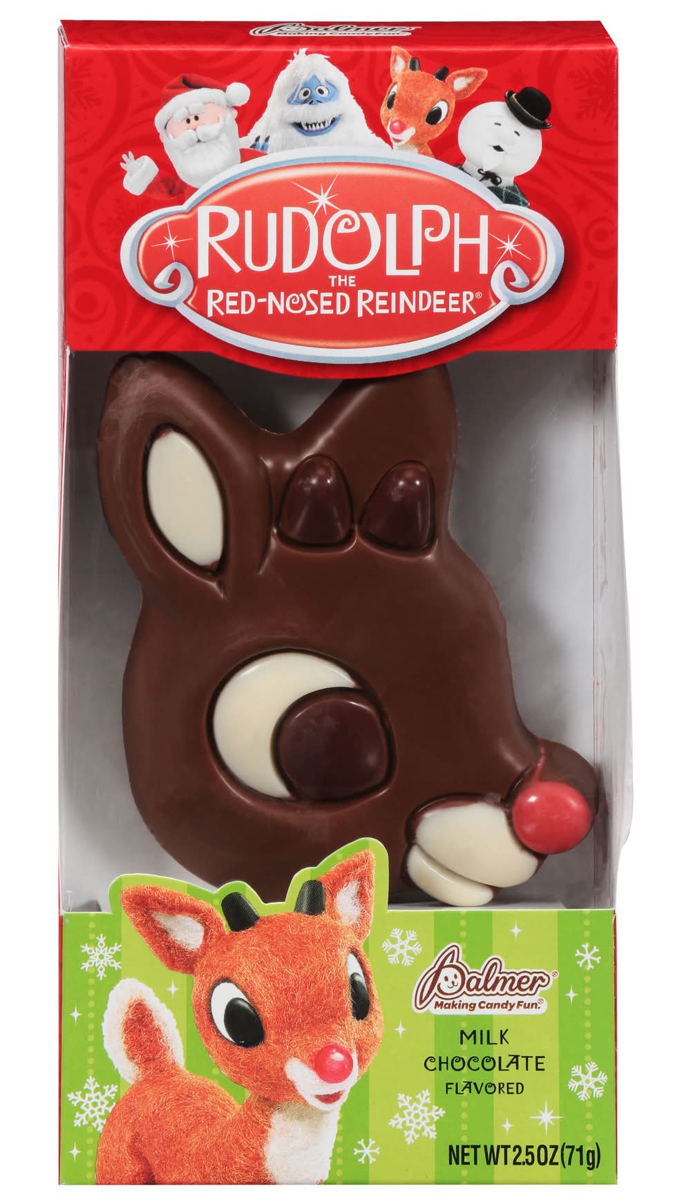 Palmer's Rudolph Red Nosed Reindeer Milk Chocolate Candy (2.5 oz)
