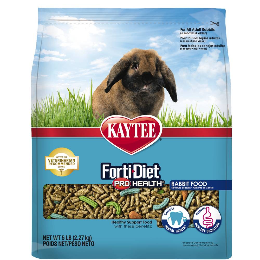 Kaytee Forti-Diet Pro Health Adult Rabbit Food (5 lbs)