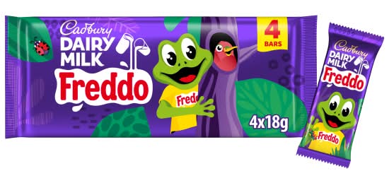 Cadbury Dairy Milk Freddo Chocolate Bar (4 x 72g)