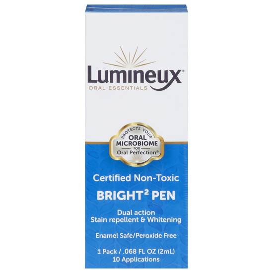 Lumineux Oral Essentials Dual Action Stain Repellent & Whitening Bright2 Pen