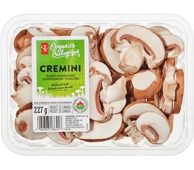PC Organics Cremini Sliced Mushrooms