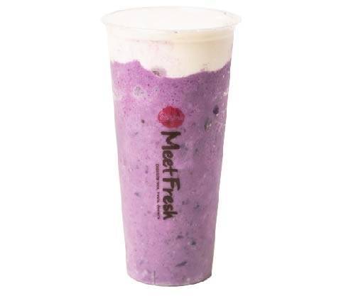 Fluffy Ube Smoothie / 紫薯奶霜冰沙