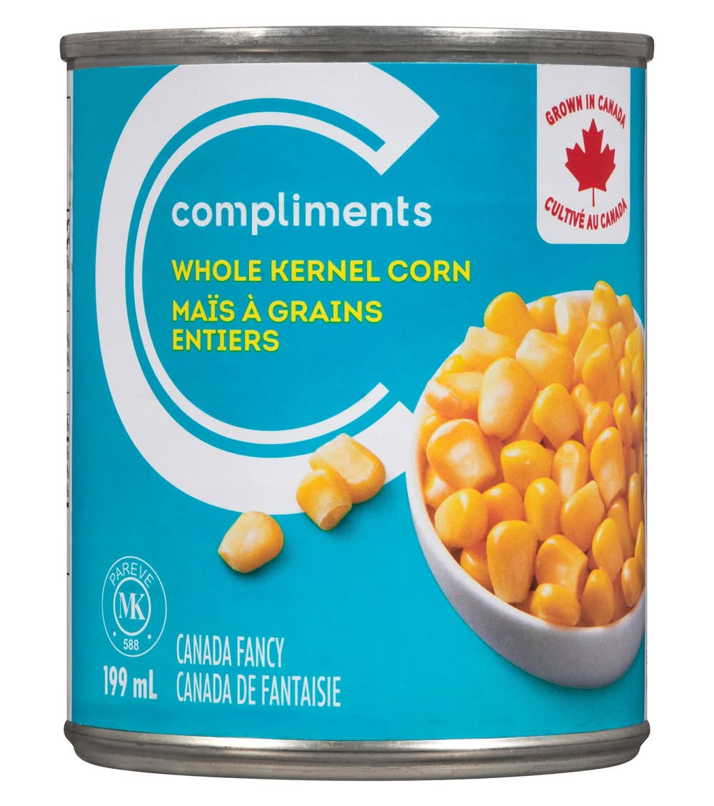 Compliments maïs à grains entiers - whole kernel corn (199ml)