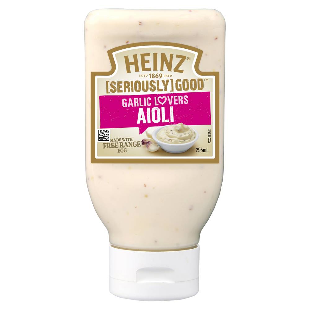 Heinz Seriously Good Garlic Lovers Aioli Mayo (295mL)