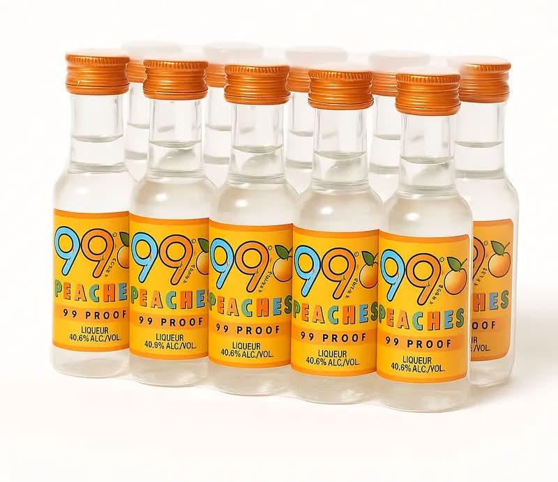 99 Peaches 99 Proof Liqueur - 10 Pack