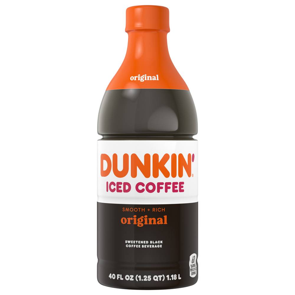 Dunkin' Original Smooth+Rich Iced Coffee (40 fl oz)