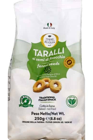 Terre Di Puglia - Biscuits apéritifs taralli aux graines de fenouil (250g)