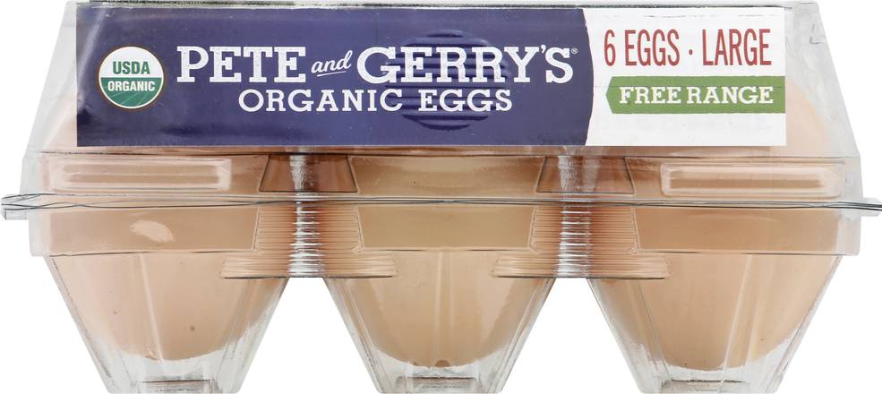 Pete and Gerry's Organic Large Grade a Eggs (6 ct)